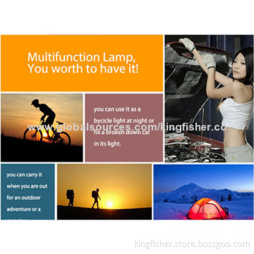 LED Camping Lanterns with 18650 Battery Cells, 2W Working Duration of 8 Hours